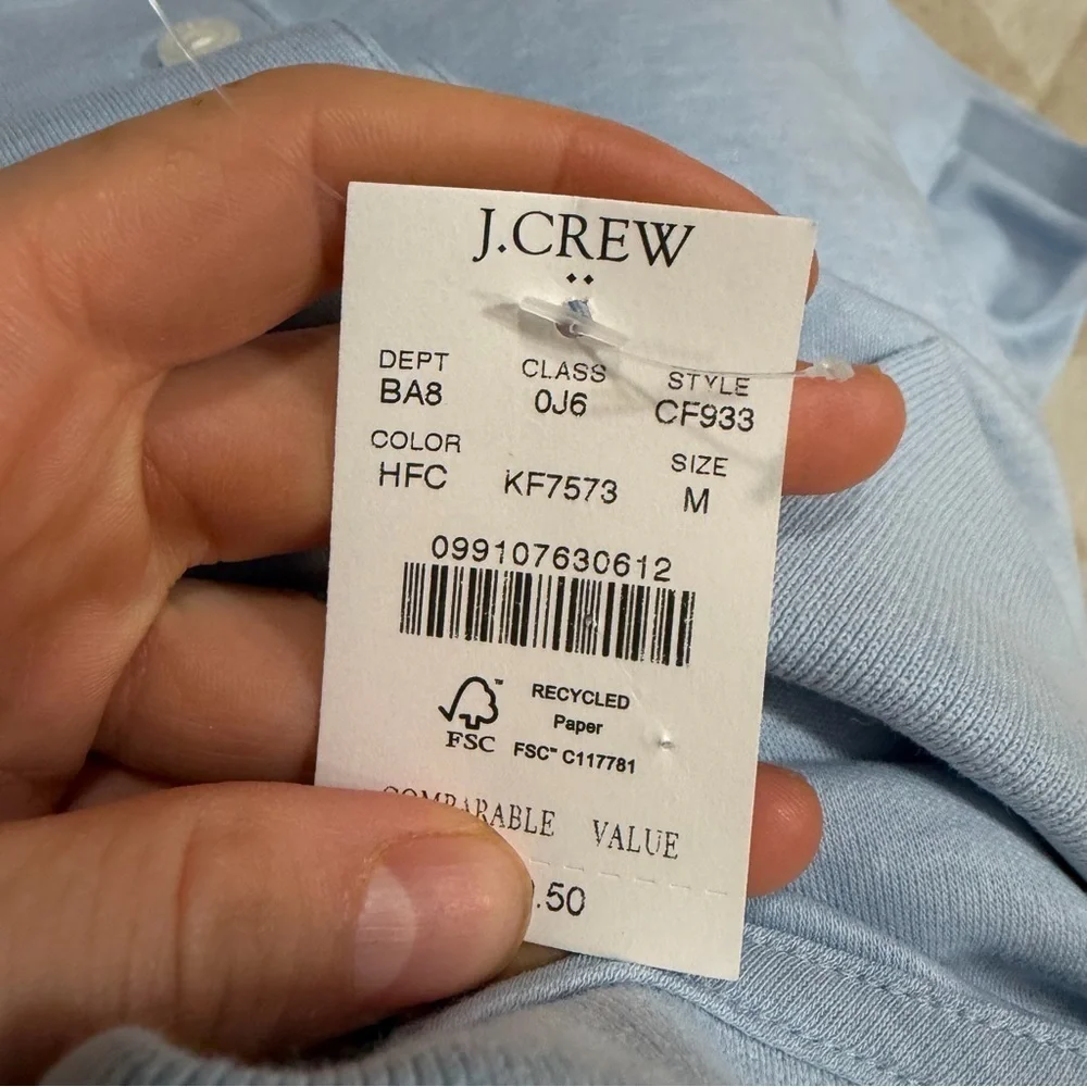 J. Crew 60% cotton